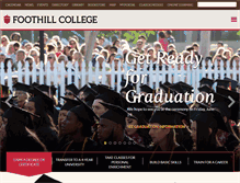 Tablet Screenshot of foothill.edu